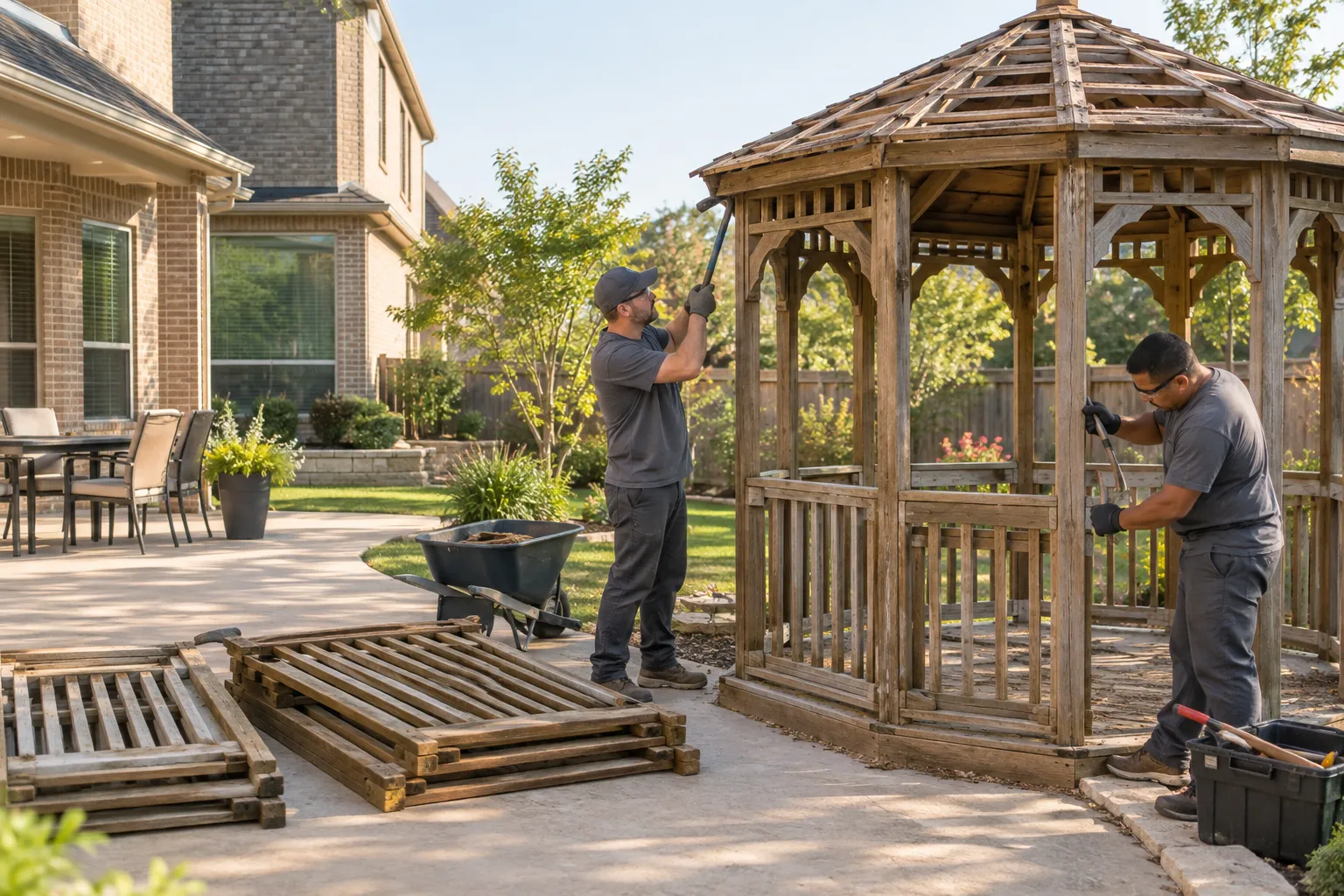 Patio & Gazebo Removal